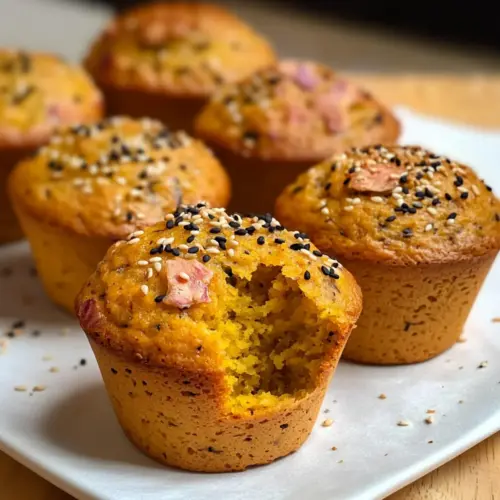Japanese Sweet Potato and Sesame Muffins