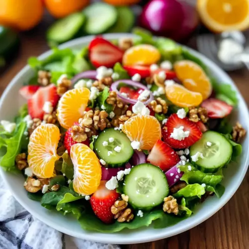 Spring Salad with Citrus Vinaigrette