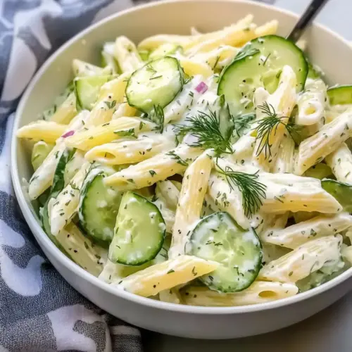 Cucumber Pasta Salad