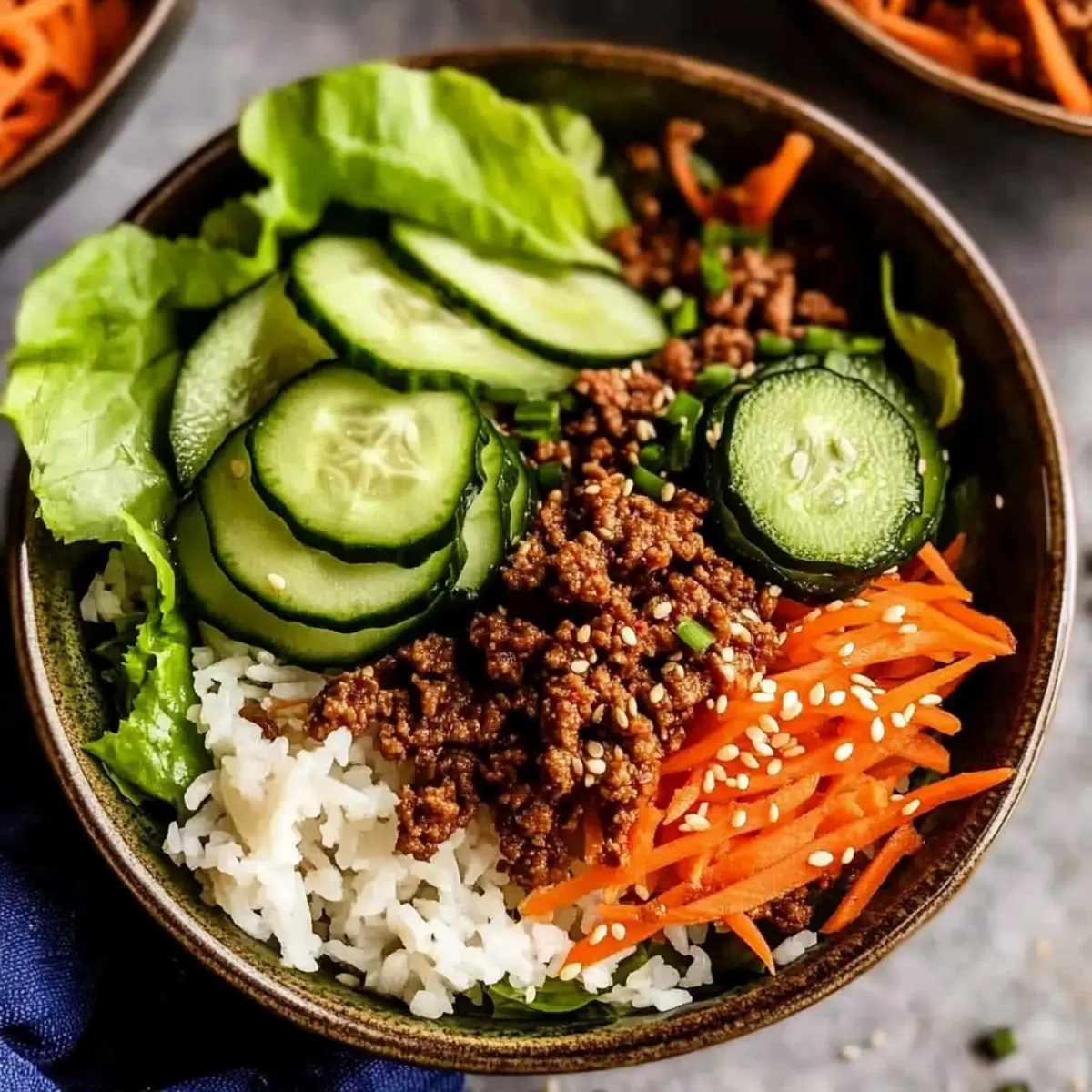Korean Ground Beef Bulgogi