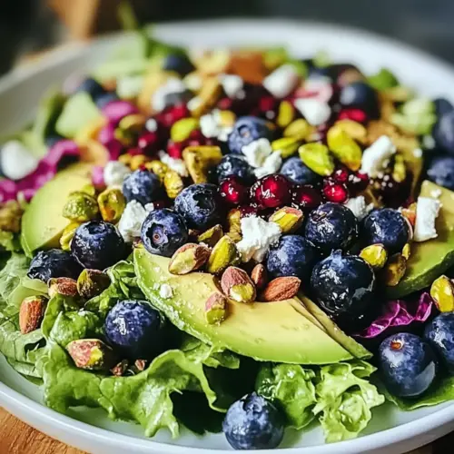 Blueberry Pistachio Spring Salad