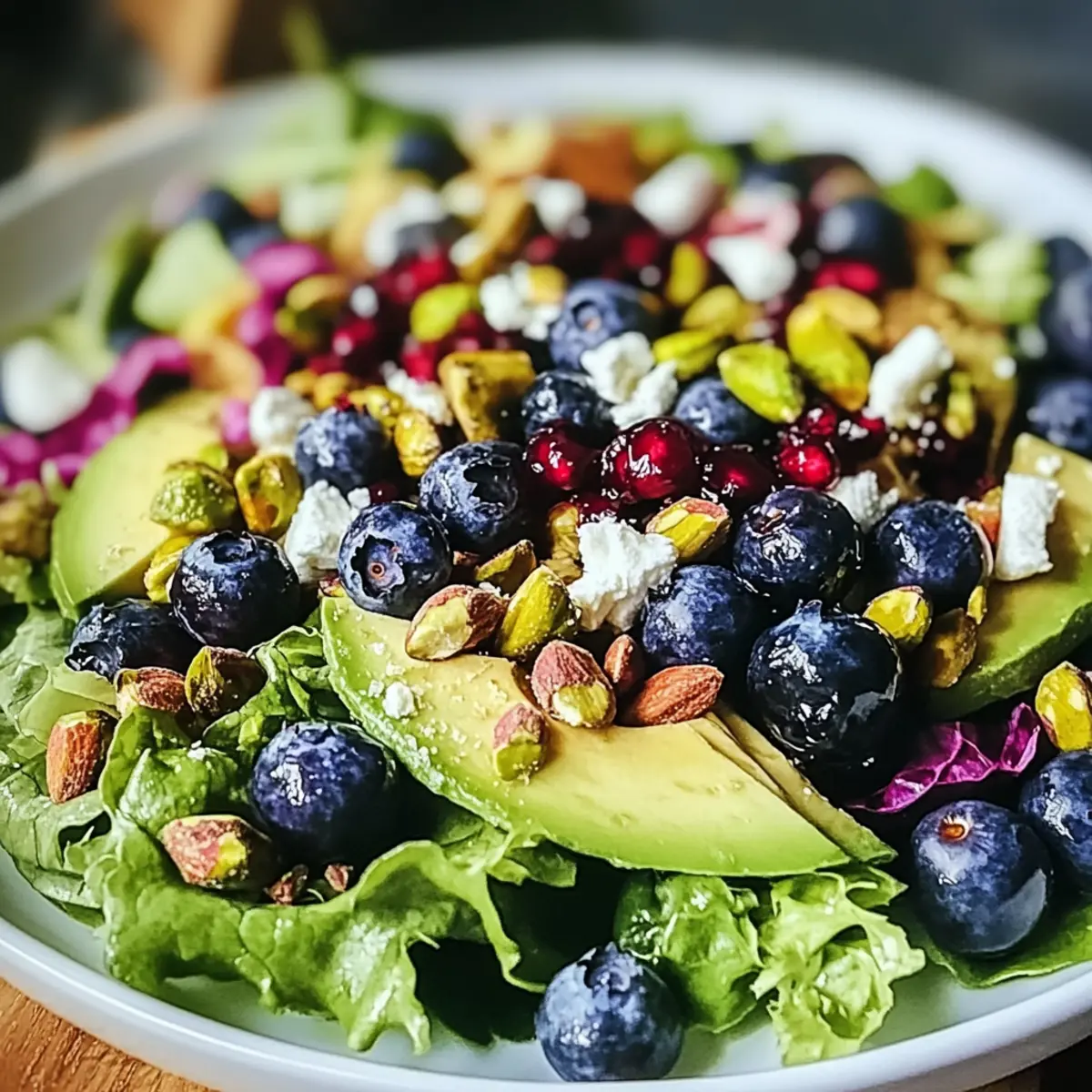 Blueberry Pistachio Spring Salad