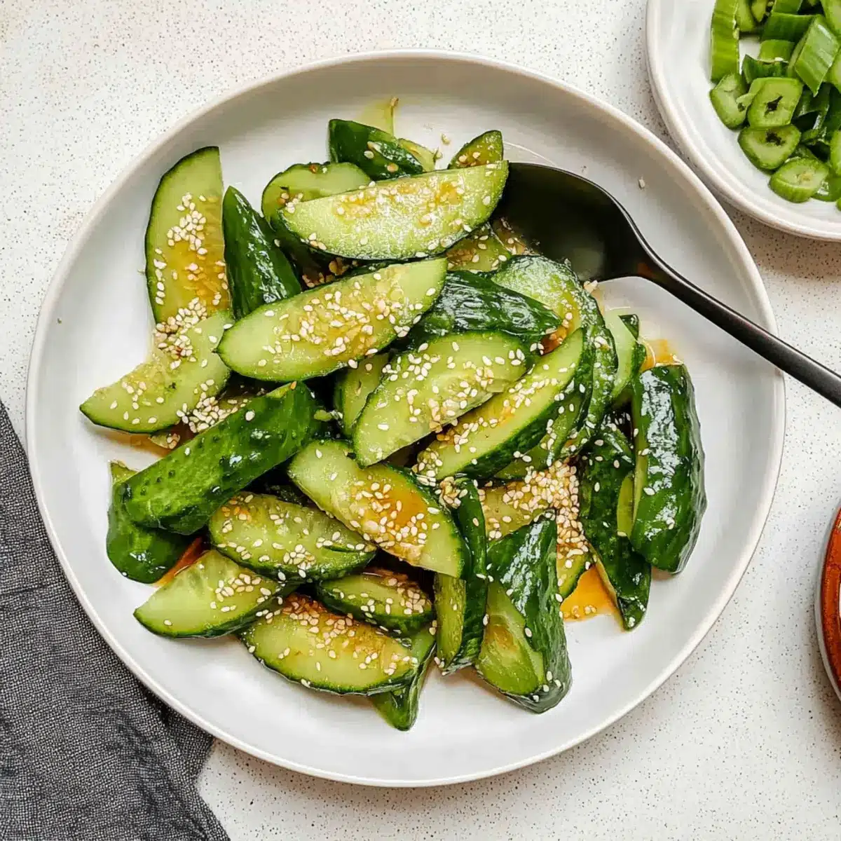 Japanese Smashed Cucumber Salad