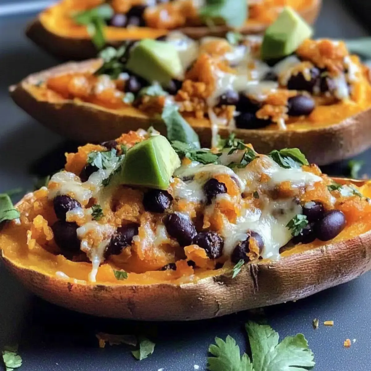 high-protein sweet potato boats