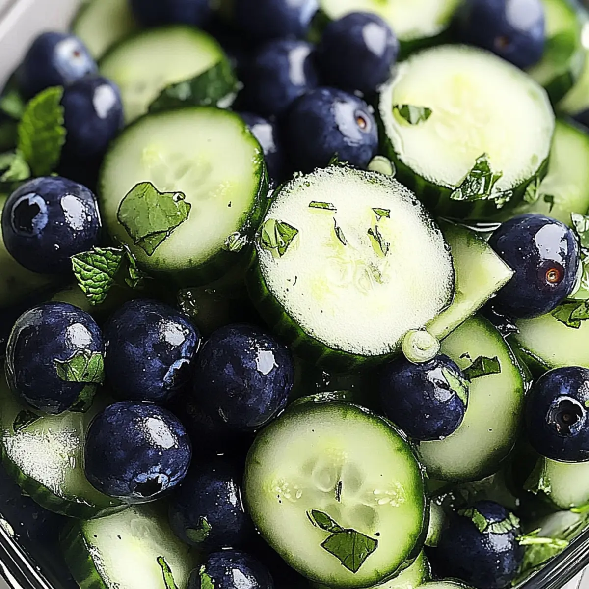 Cucumber Blueberry Salad