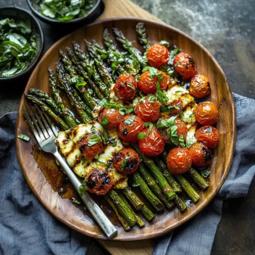 Caprese Roasted Asparagus