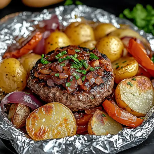 Burger Dinner Foil Packets