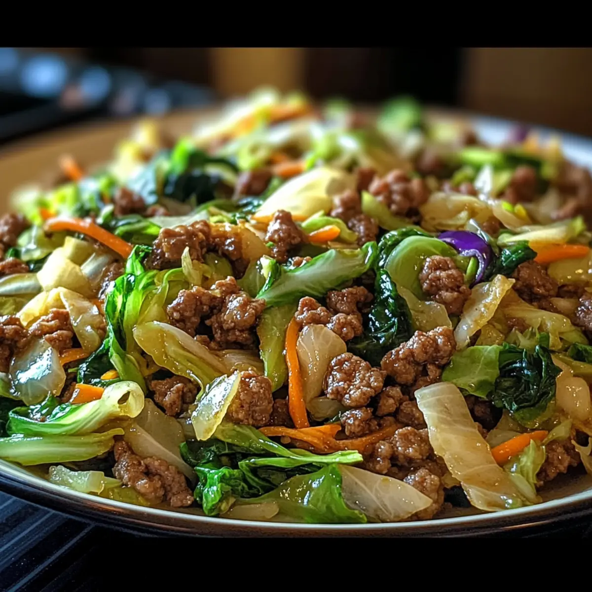 Beef and Cabbage Stir Fry
