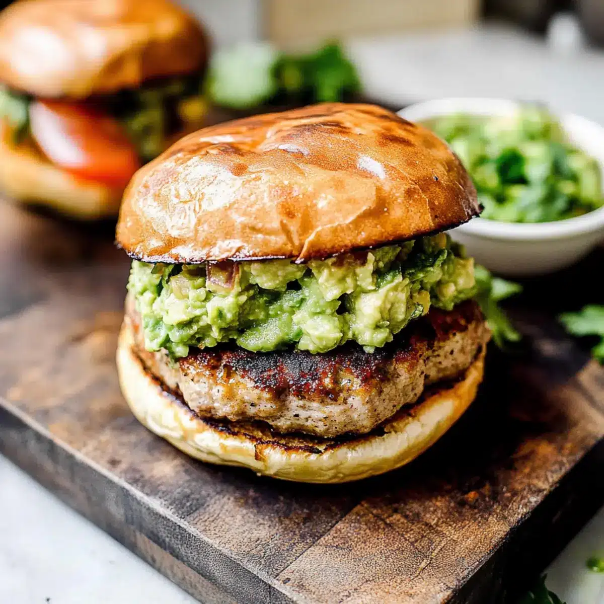 Stuffed Southwest Turkey Burgers