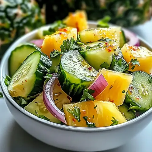 Pineapple Cucumber Salad