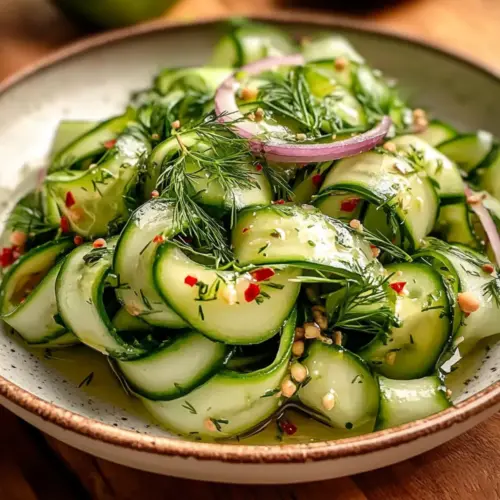 Cucumber Ribbon Salad