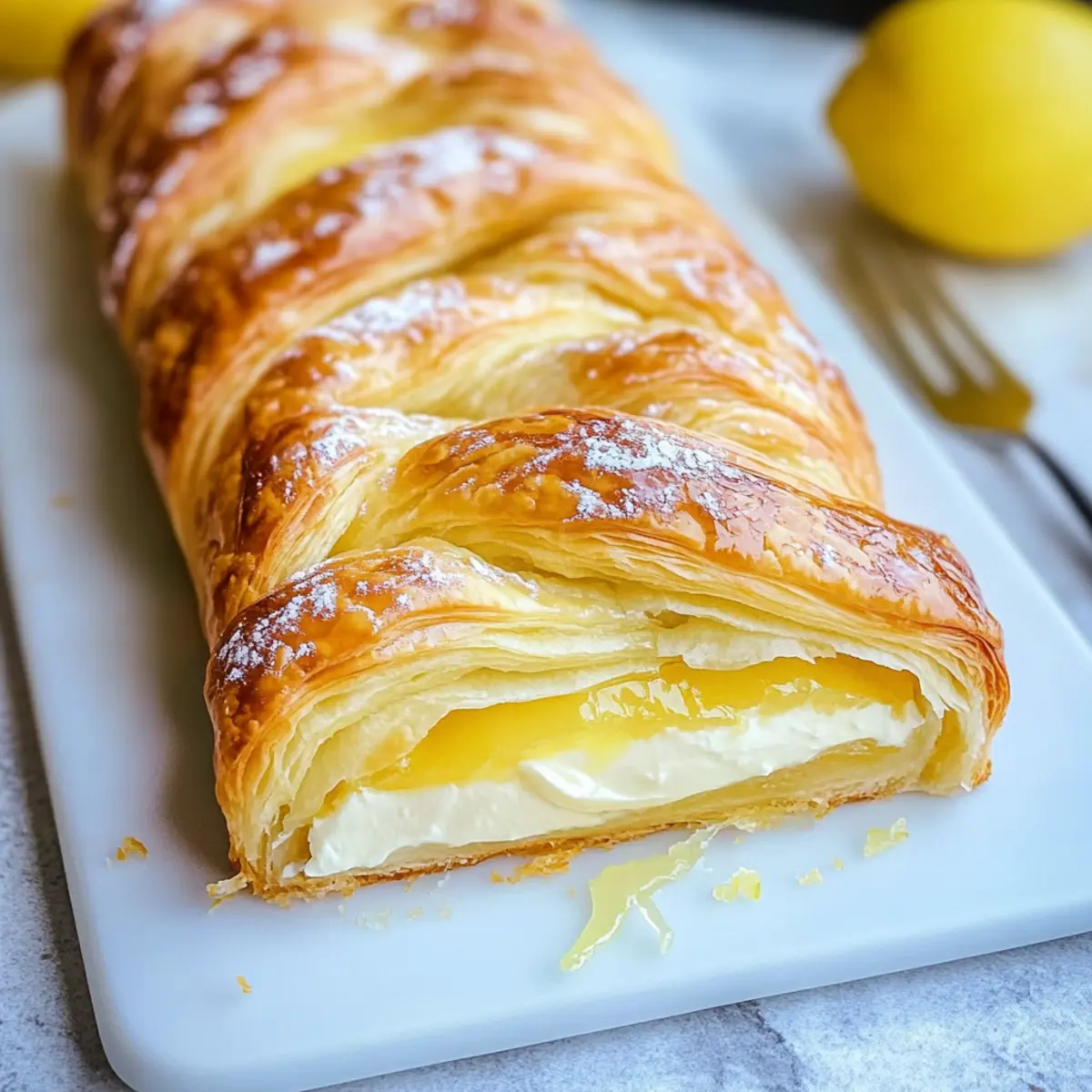 Lemon Cream Cheese Puff