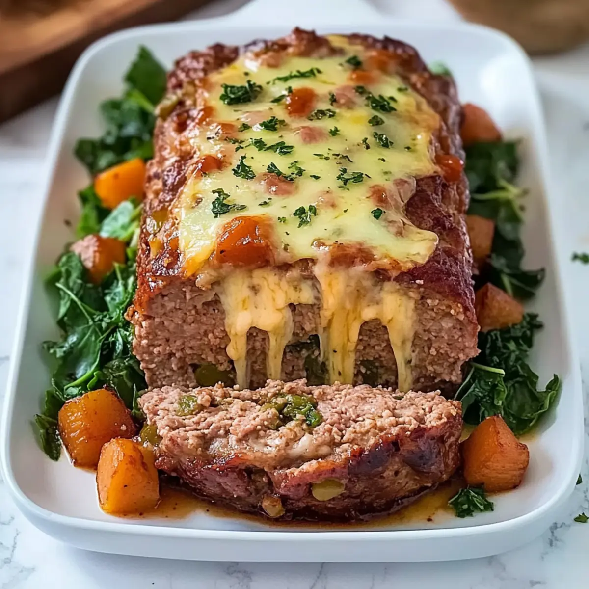 Italian Stuffed Meatloaf
