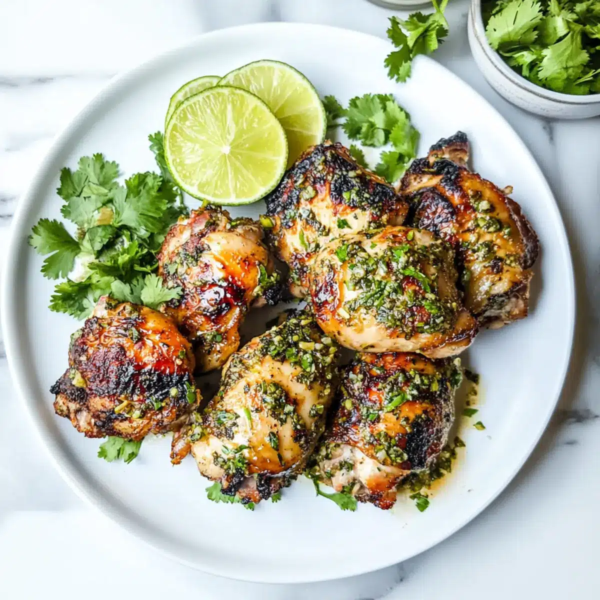 Cilantro Lime Chicken Thighs