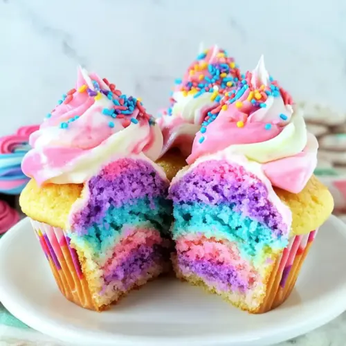 Celebration Marble Cupcakes