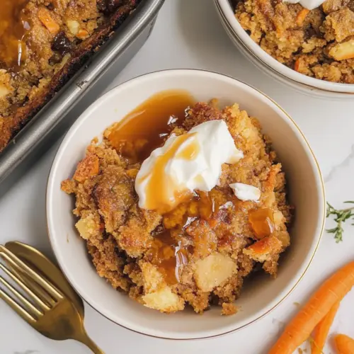 Carrot Cake Cobbler